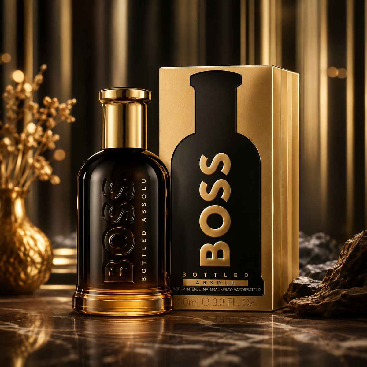 Hugo Boss Bottled Absolu Eau de Parfum Spray for Men 3.3 fl oz / 100ml