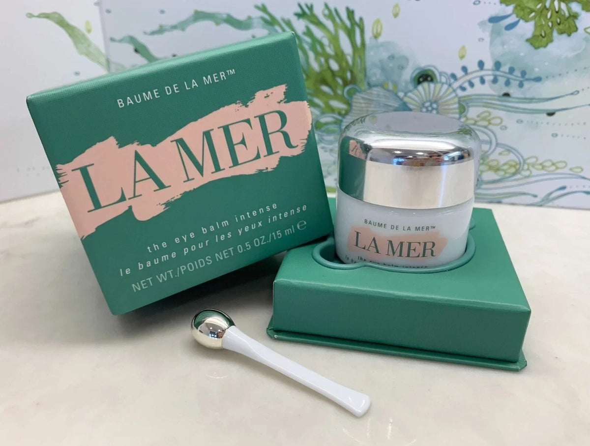 LA MER Eye Balm Intense Cream EMPTY Bottle JAR+BOX/Display Stand